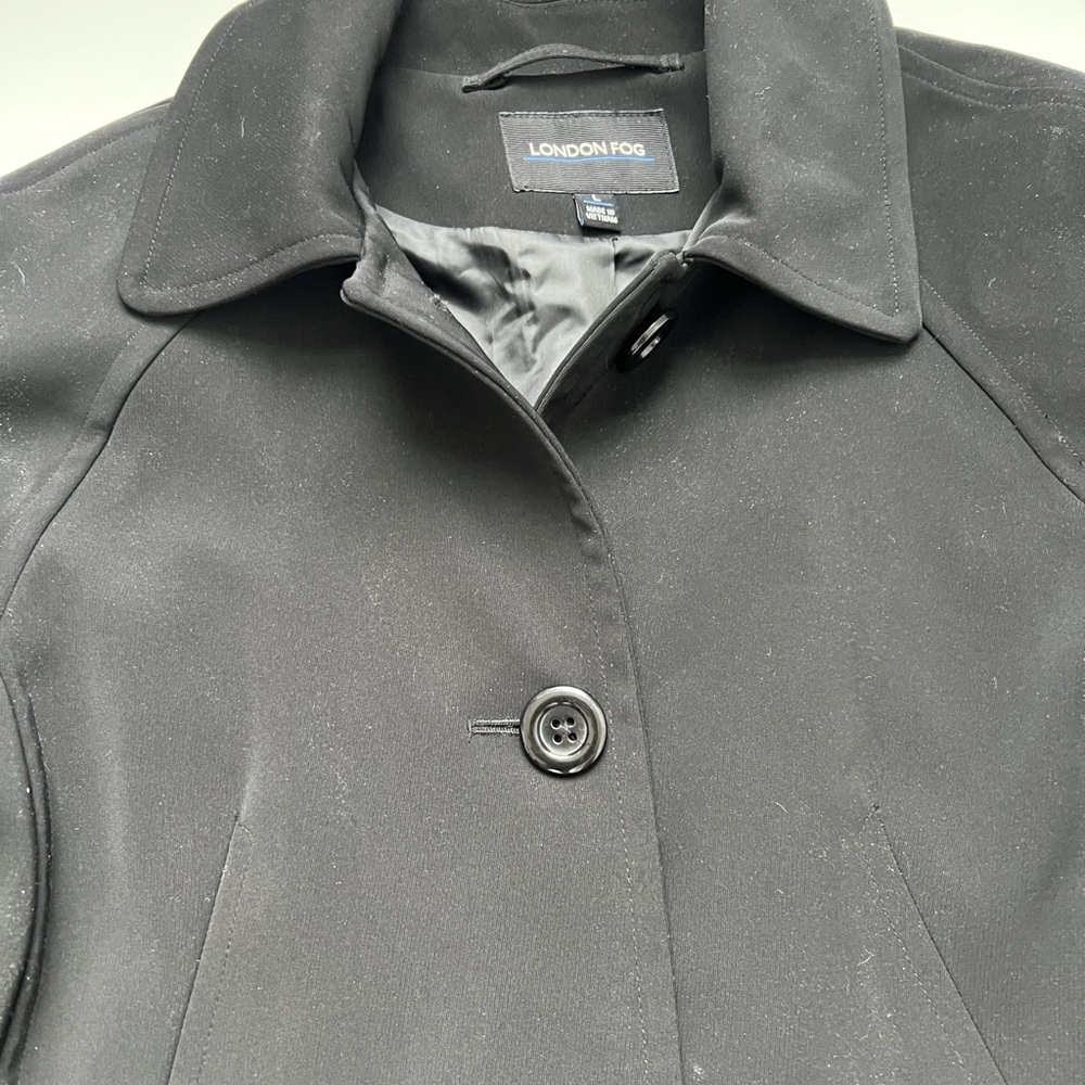 London Fog Black Women's Coat - Picture 3 of 6